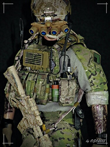 OSO1027 - DEVGRU - Gold Squadron - OCONUS - Kitbashes - Armed Figures