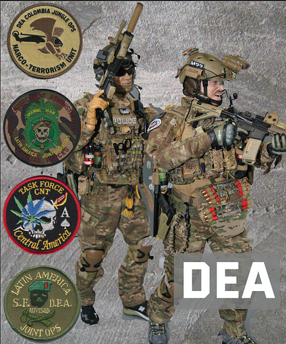 個人装備 DEA US ATTORNEY TASKFORCE DEA Task Force Colombia | Narco-Terrorism & Jungle Operations