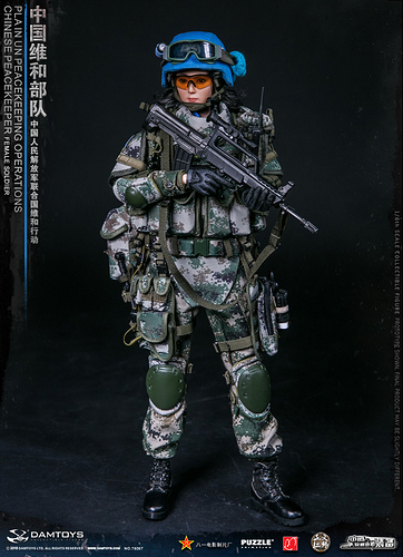 DAMTOYS 78067 Chinese Peacekeeper Female Soldier - PLA in UN Peacekeeping Operations - Product Archive - Armed Figures