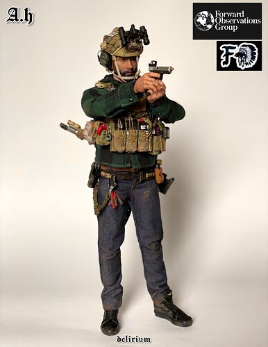 Forward Observations Group - Kitbashes - Armed Figures