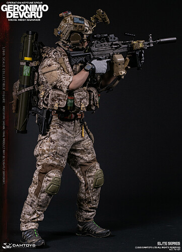 DAMTOYS 78107 DEVGRU Operation Neptune Spear “GERONIMO” MK46 MOD1