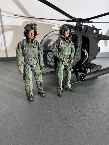 AH6 - Little Bird - Kitbashes - Armed Figures