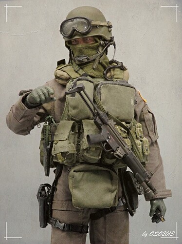 OSO4001 - 1st Force Recon Company - VBSS - Kitbashes - Armed