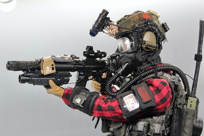 Mobile Task Force Operator - Kitbashes - Armed Figures