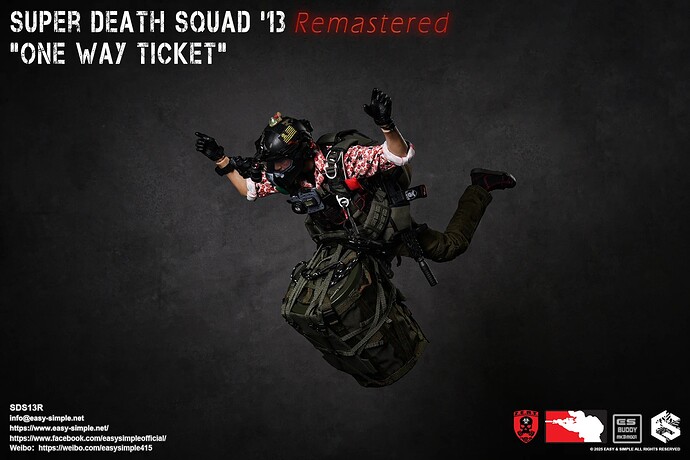 その他 Easy&amp;Simple 1/6 SDS13R SUPER DEATH SQUAD Easy & Simple SDS13R ZERT Super Death Squad '13 