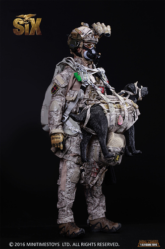MINI TIMES US Navy Seal Team 6 K9 HALO Jumper AOR1 Back Pack loose 1//6th scale