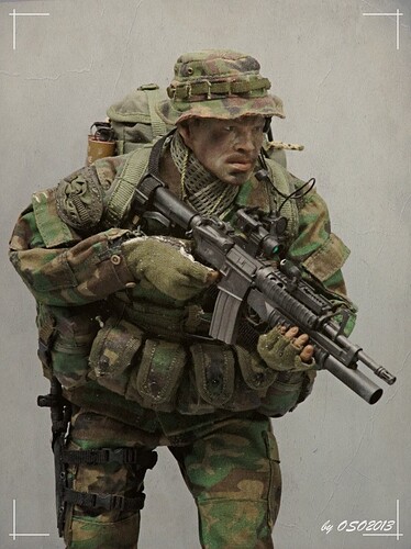 OSO4004 - 4th Force Recon Company - Detachment Hawaii - Kitbashes