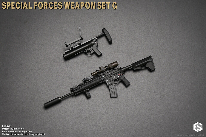Easy & Simple 06047 Special Forces Weapon Set G - New Releases
