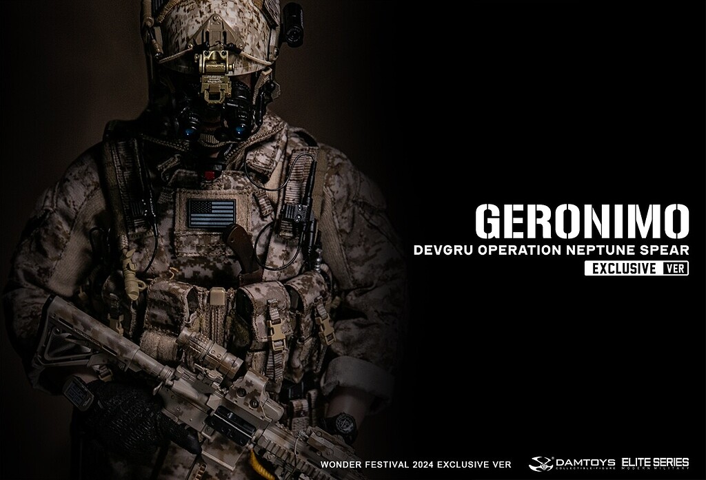 DAMTOYS 78106 DEVGRU Operation Neptune Spear “GERONIMO” Wonder