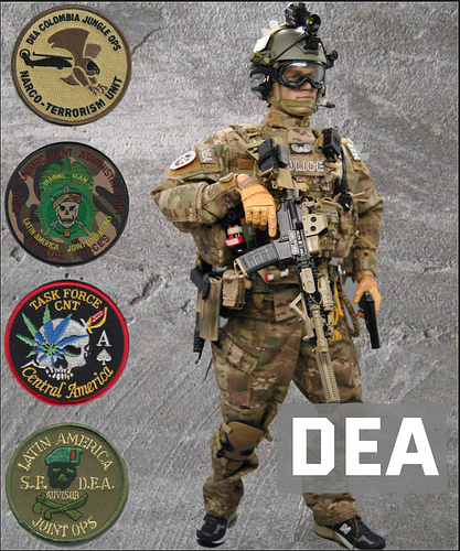 個人装備 DEA TASKFORCE AGENT DEA Task Force Colombia | Narco-Terrorism & Jungle Operations