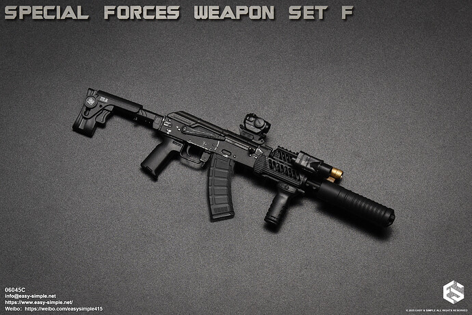Easy & Simple 06045 Special Forces Weapon Set F - New
