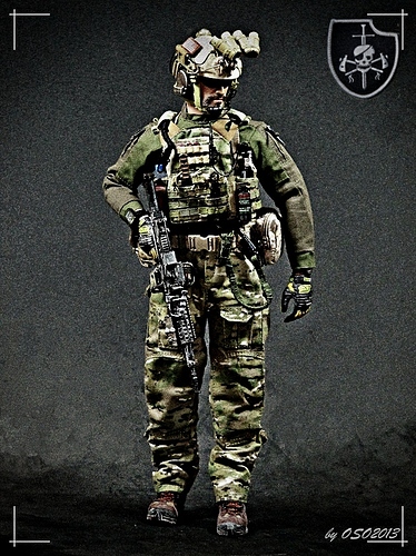 OSO1019 - DEVGRU - Silver Squadron - Astan - Kitbashes