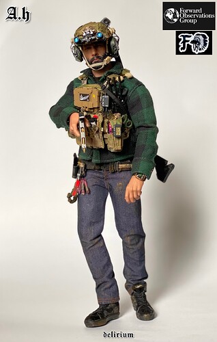 Forward Observations Group - Kitbashes - Armed Figures