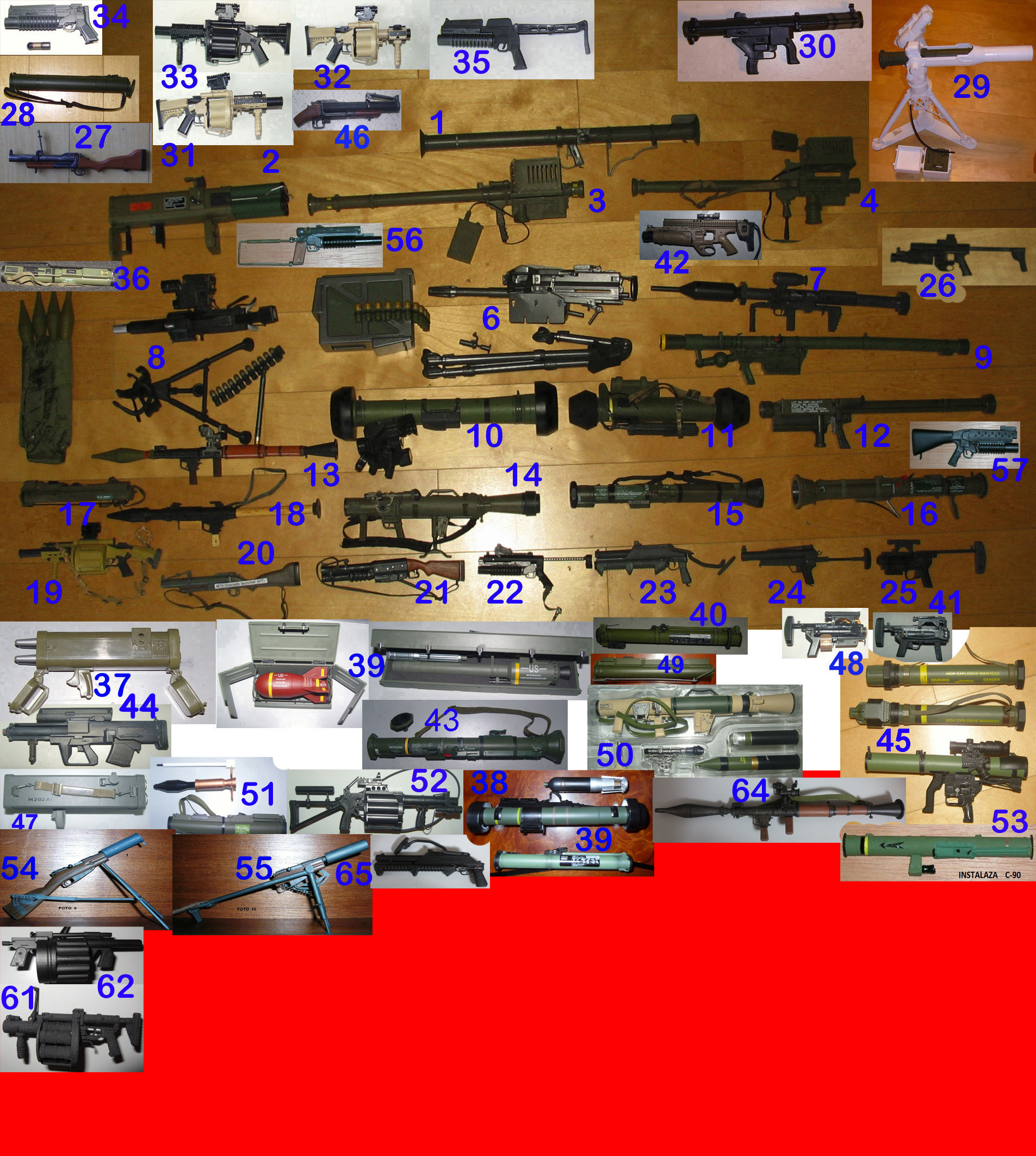 My Collection Of Wwii To Modern Weapons General Discussion Armed Figures
