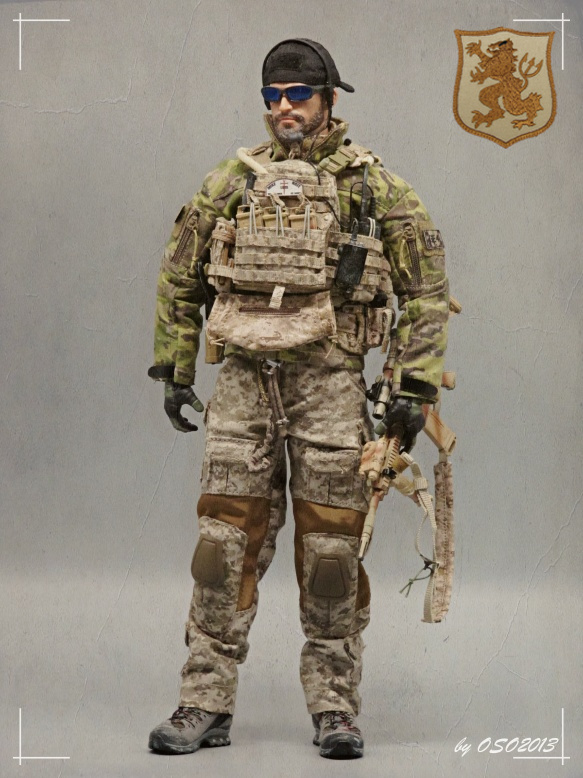 DEVGRU SEALS AOR1 NAVY CUSTOM レプリカ SS106 1/6th US Navy SEAL Team Special Army Soldier Voodoo