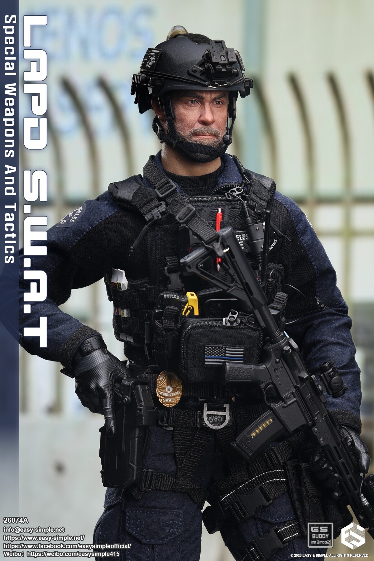 Easy & Simple 26074A LAPD S.W.A.T Special Weapons and Tactics