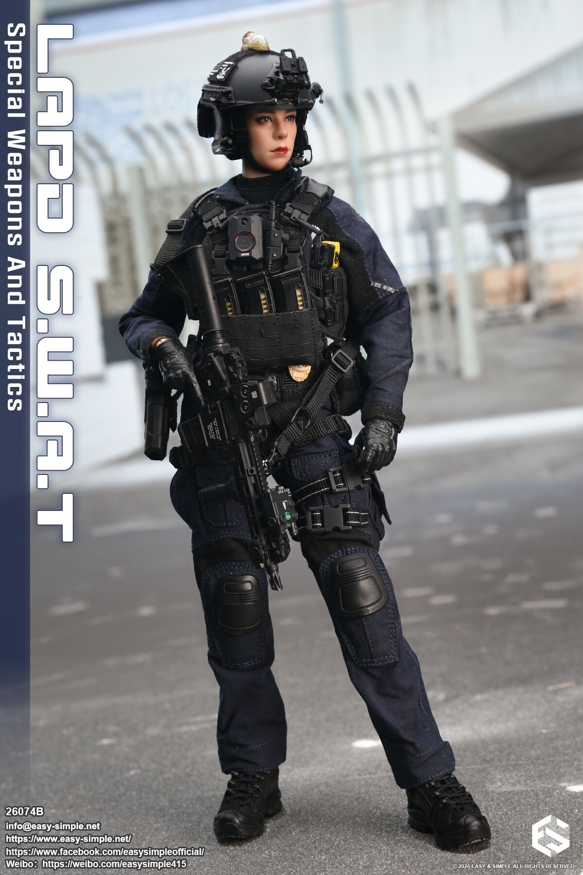 Easy & Simple 26074B LAPD SWAT Special Weapons And Tactics - New