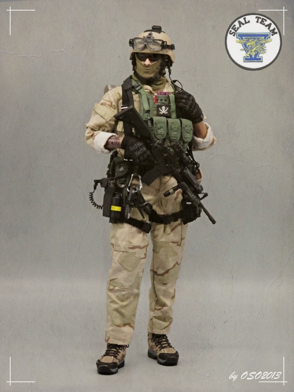 OSO2027 - SEAL Team 5 - Iraq 2003 - Kitbashes - Armed Figures