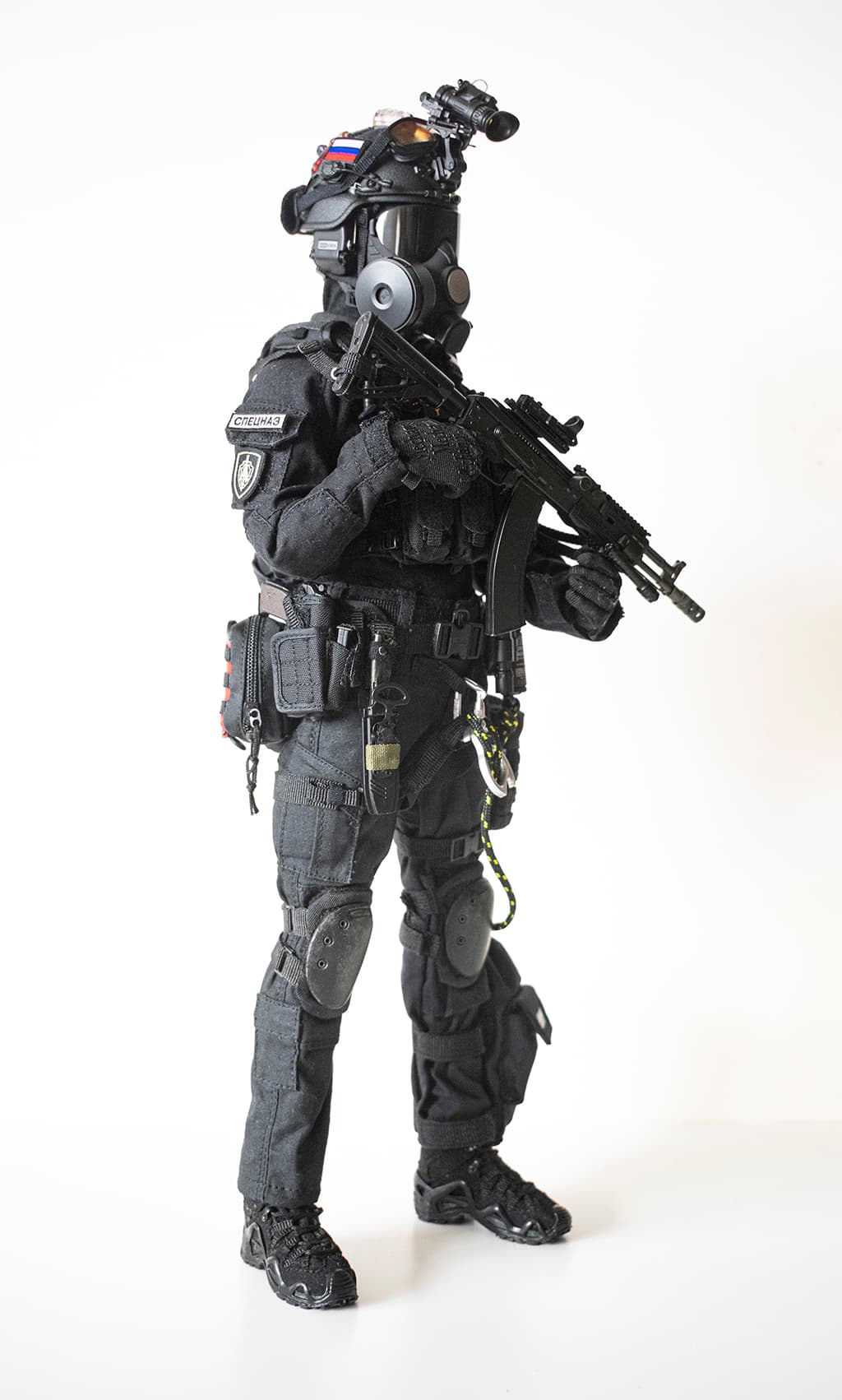 ロシア装備 FSB ATCレプリカ Russian Spetsnaz | FSB Alpha Operator with Black Uniform and ANA