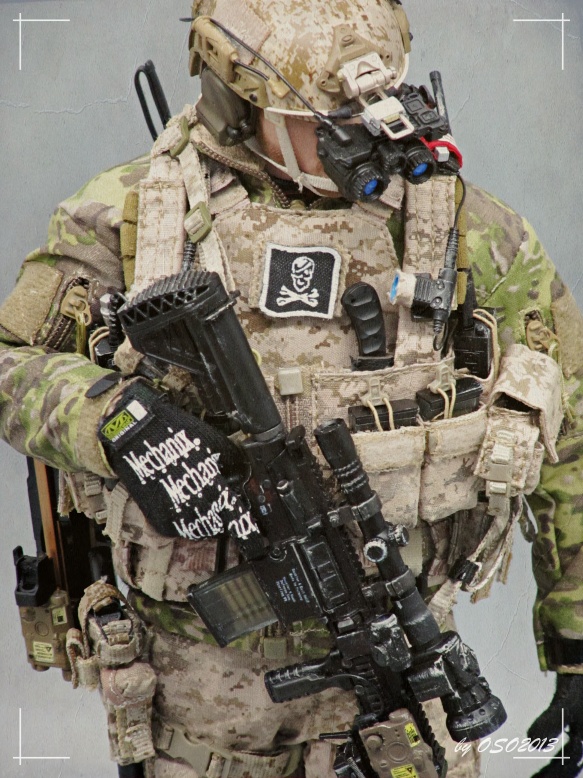 DEVGRU SEALS AOR1 NAVY CUSTOM レプリカ Navy SEAL AOR1 pattern - Kitbashes - Armed Figures