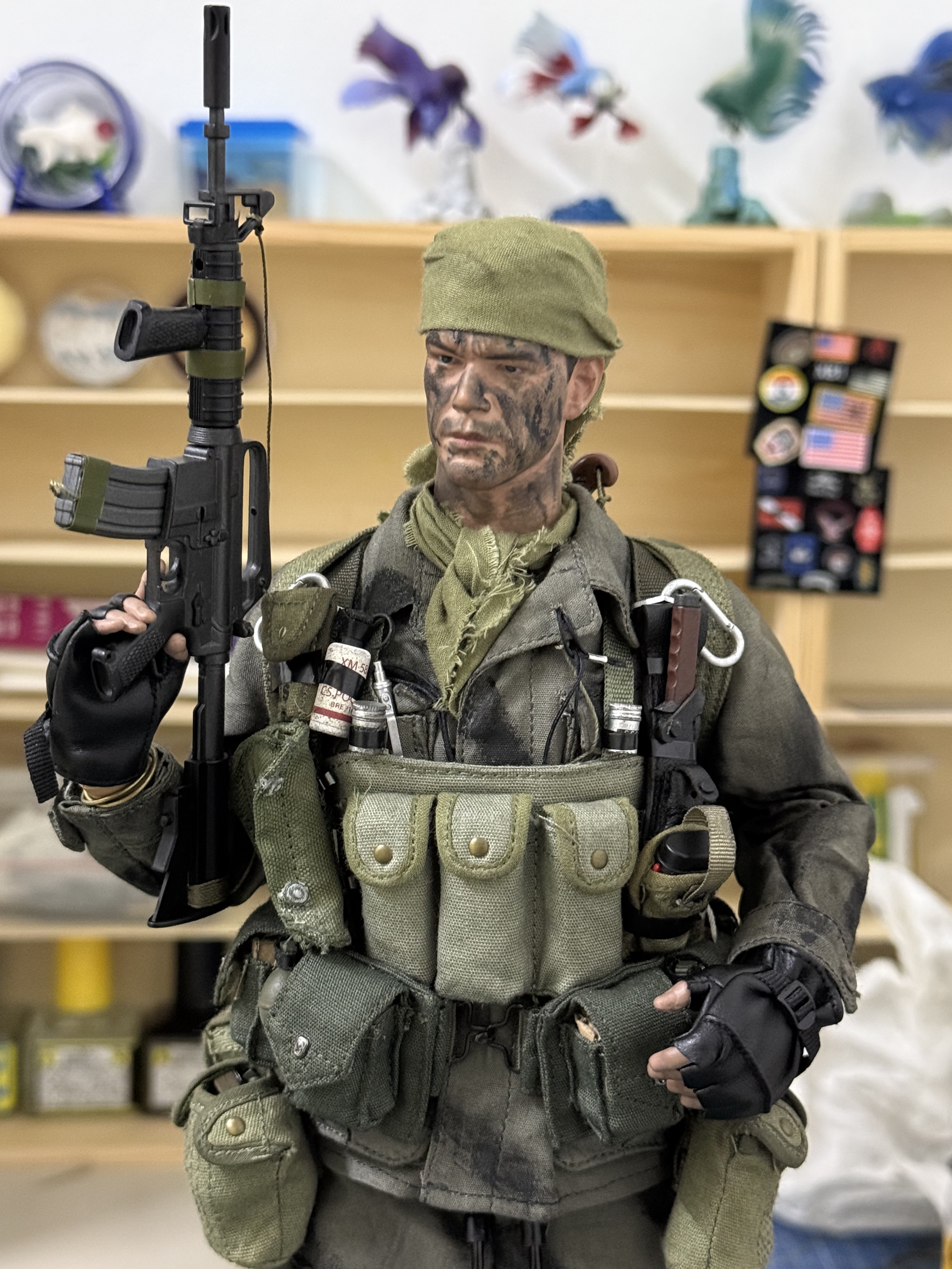ミリタリー 1/6 MACV-SOG UJINDOU Vietnam MACV-SOG Cross-Border Operation 1/6 Soldier Action