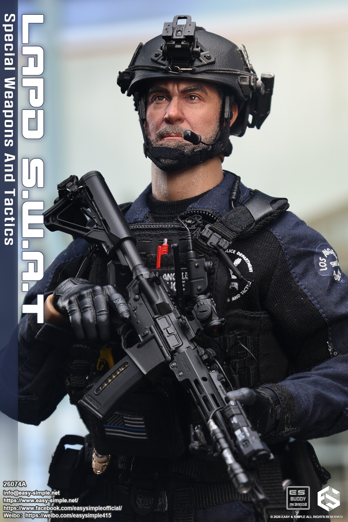 Easy & Simple 26074A LAPD SWAT Special Weapons and Tactics - New